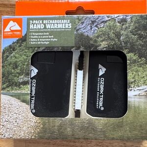 Ozark Trail Black Rechargeable Hand Warmers Set